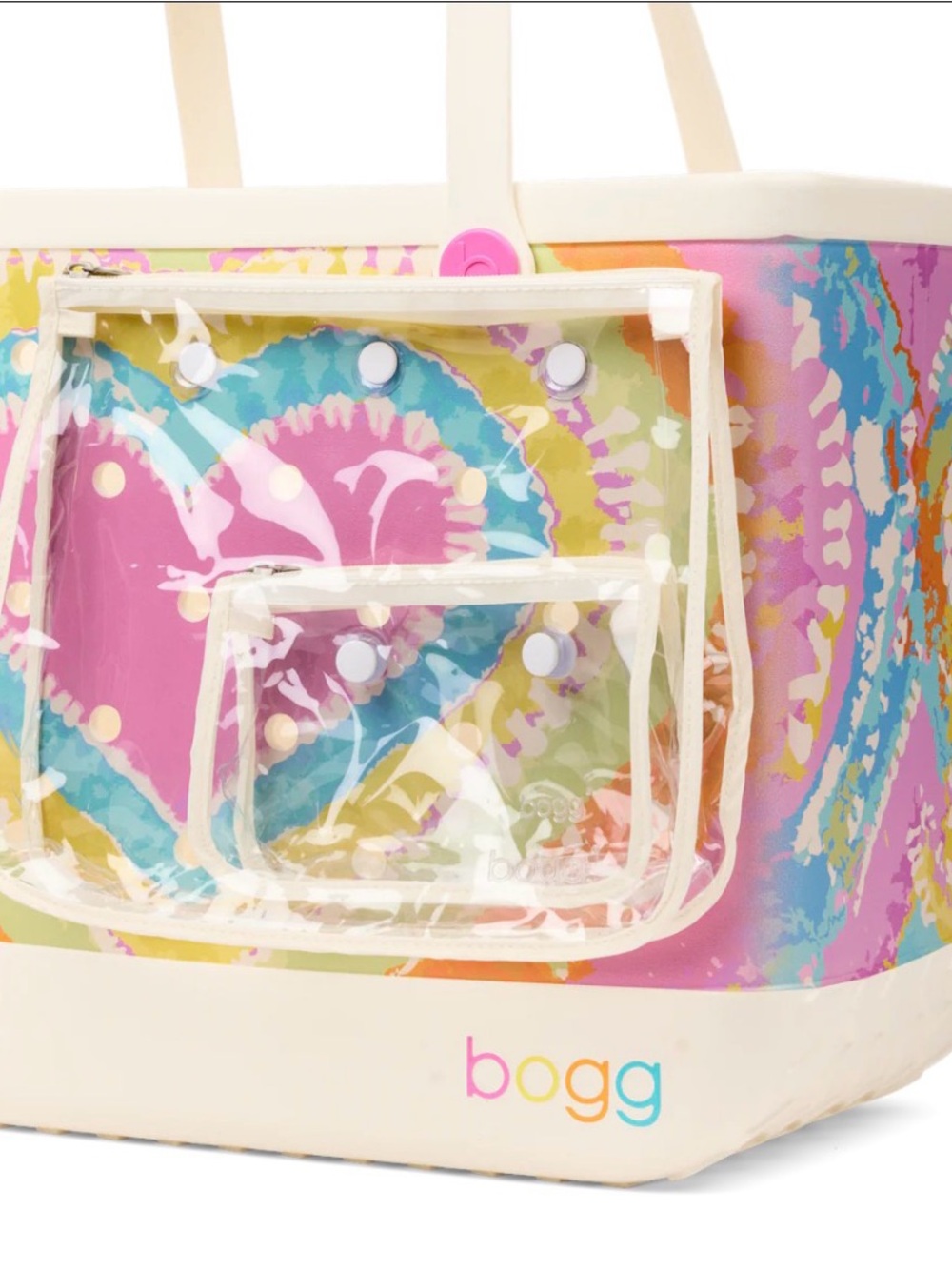 Bogg Bag Original- Dye-licious Heart Pink Taffy-NWOT-L/XL - Picture 5 of 10